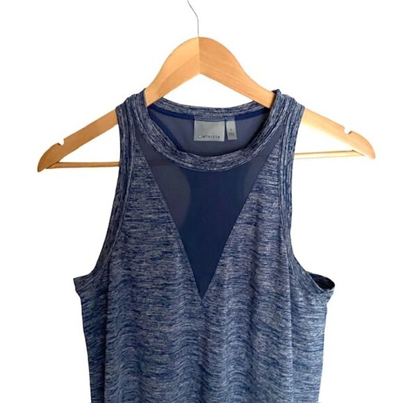 Athleta Utopia Racerback Tank in Heather Blue Small - Picture 5 of 5